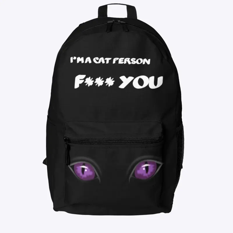 Cat Person BackPack