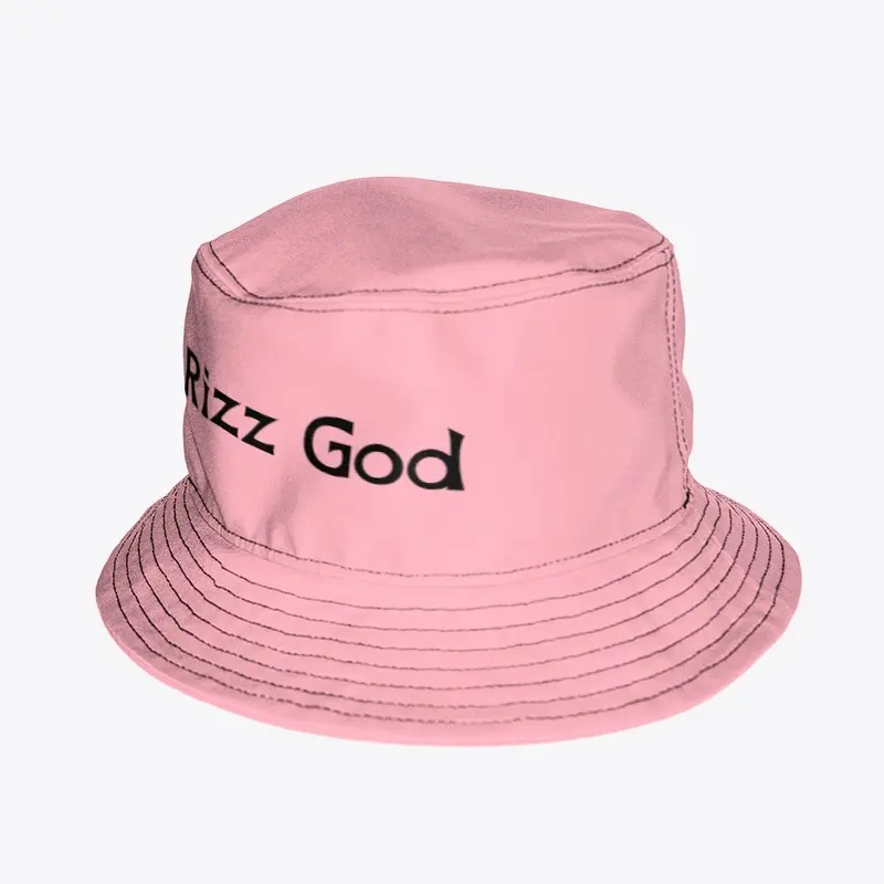 Pink Rizz god Bucket hat