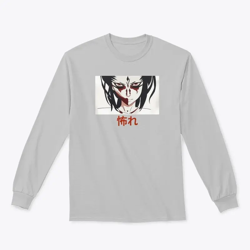 Horror Anime Girl Long Sleeve